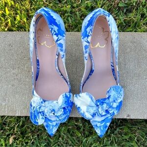 Ted Baker, London, Ryanah crisp blue and ivory pattern. So stylish and classic!